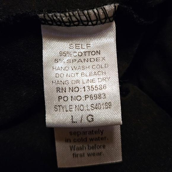 Black Acid Wash Drawstring Skirt Mainstrip Sz L Normcore Casual Cotton Comfycore - Picture 6 of 9